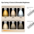 thumbnail image 2 of Luz LED de lectura para cuello, granulada, 3 colores, gris regulable, 2 of 7