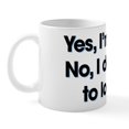 thumbnail image 2 of CafePress - Yes I'm A Nurse - 11 oz Ceramic Mug - Novelty Coffee Tea Cup, 2 of 6