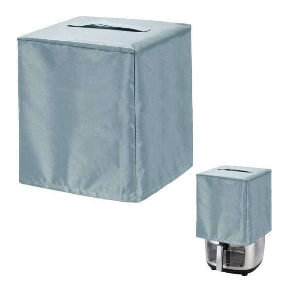 Uxcell Air Fryer Cover Case 15" x 14" x 15"(LxWxH) - Waterproof Air Fryer Dust Cover Kitchen Appliance Heat-Resistant Dustproof for Rice Cooker/Blender/Coffee Maker, Gray