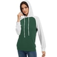 thumbnail image 5 of Womens Hoodies Pullover, Yigetop Hoodies for Women Lightweight Long Sleeve Sweatshirt Loose Fit Tops with Pockets 2025 Women Hoodie Green 3XL, 5 of 9