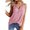 Pink, variant on Sherrylily Women Henley Tank Tops Button Up Workout Casual Sleeveless Loose Fit Tees