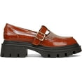 thumbnail image 2 of Circus NY by Sam Edelman Women's Payson Lug Sole Mary Jane Loafer Cognac/Natural Brown Multi 11M, 2 of 5