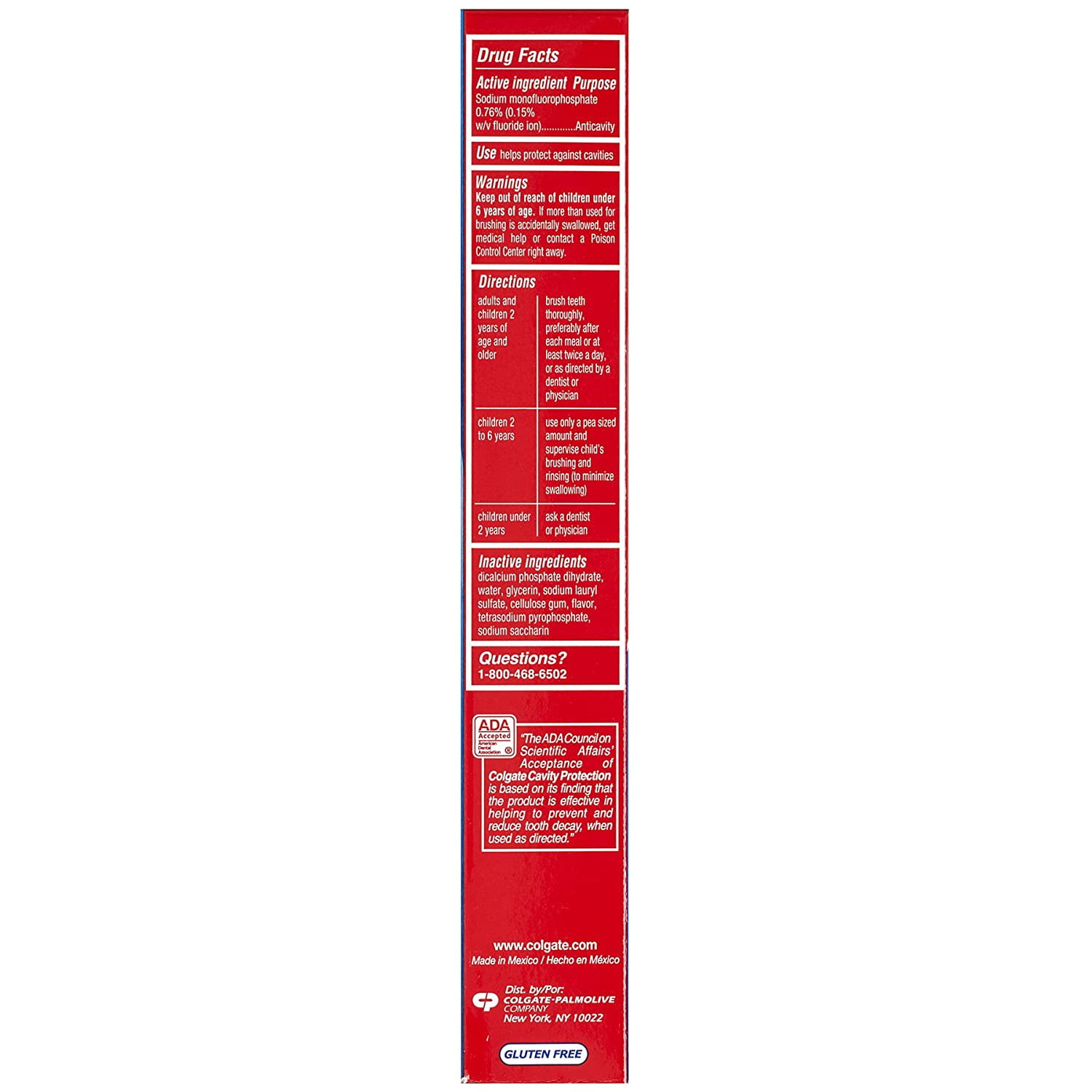 Colgate Cavity Protection Toothpaste, Great Regular Flavor 8 oz (Pack of 4)