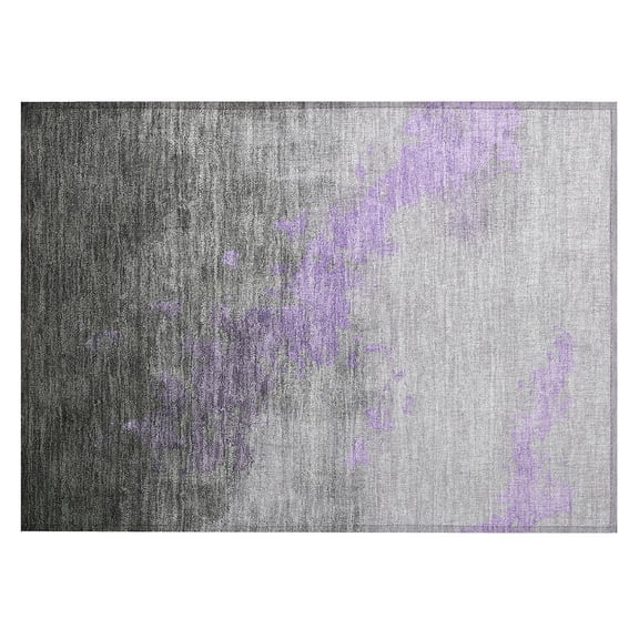 Dalyn Rugs Machine Washable Indoor/Outdoor Chantille Lavender 1'8" x 2'6" Rug