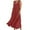 Red, variant on Wyobmus Linen Dresses for Women Summer Sleeveless V Neck Ruched Tank Dress Solid Casual Baggy Flowy Maxi Dresses With Pockets Olive Green