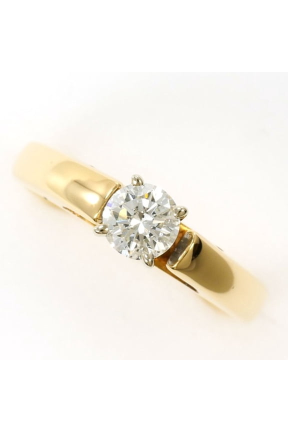 Pre-Owned 14K Yellow Gold Ring with 0.31 Carat Diamond (SI2 Clarity), Certificate of...