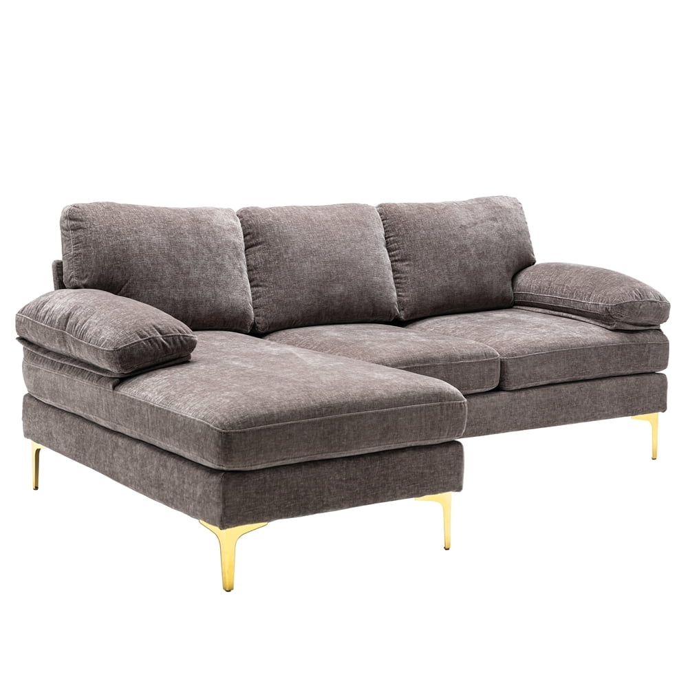 Modern Upholstered Sectional Sofa Accent Sofa, L Shaped Sectional Sofas