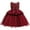 Wine, variant on Lindreshi Toddler Girl Clothes Clearance Toddler Girls Solid Color Leaf Embroidery Net Yarn Bowknot Birthday Party Flowers Gown Kids Dresses