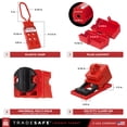 thumbnail image 4 of Kit de etiquetado de bloqueos eléctricos TRADESAFE, cerrojos, etiquetas, 4 of 8