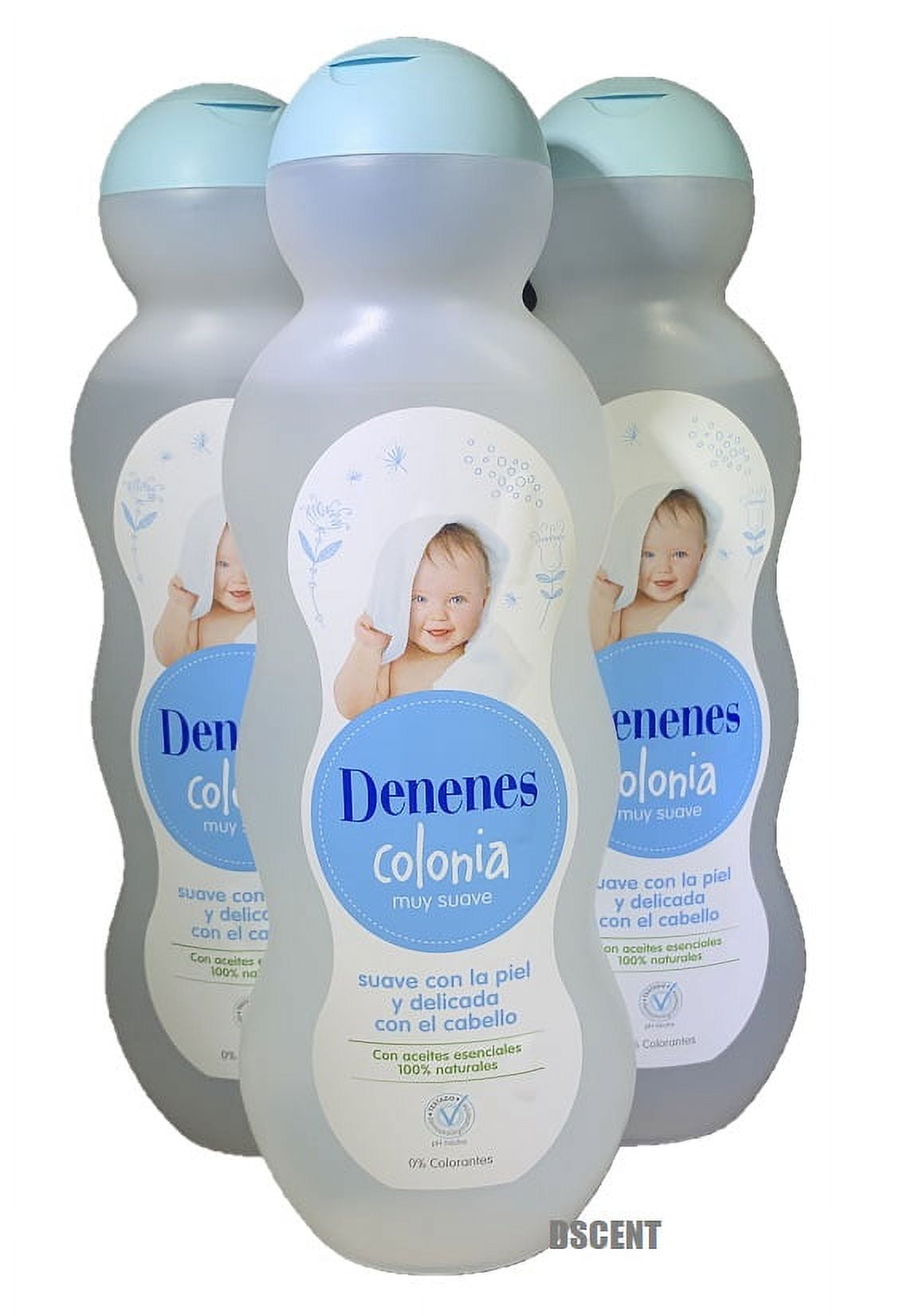 3 Pack Denenes Gentle Baby Cologne 600 ml each Colonia  para Bebe