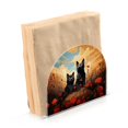 thumbnail image 2 of Wolf Cat Flowers Sky Napkin Holder for Table Clear Napkin Stand Paper Holder Acrylic Organizer Dispenser Napkins for Dinner Kitchen Restaurant Room, 2 of 8