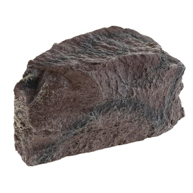 Tachiuwa Reptile Skin Cave Decoration Aquarium Turtle Hall Sunbathing Lock- Maroon