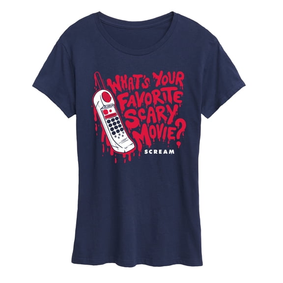 Scream - Favorite Scary Movie Women's Short Sleeve Graphic T-Shirt