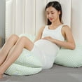 thumbnail image 5 of SHANNA Pregnancy Pillows Wedge Maternity Pillow Adjustable Full Body Support Pillow for Back Legs Belly HIPS（#02# Bamboo Grey H Shaped）, 5 of 7