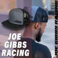 thumbnail image 4 of Joe Gibbs Racing Grey JGR Flatbill Mesh Trucker Hat with Snapback Closure, 4 of 9