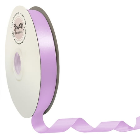 UPC: 0810056347406 | Lavender Single Face Satin Ribbon  7/8  x 100 Yards by Gwen Studios