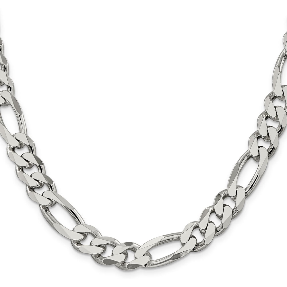 FindingKing Sterling Silver Figaro Chain 22"