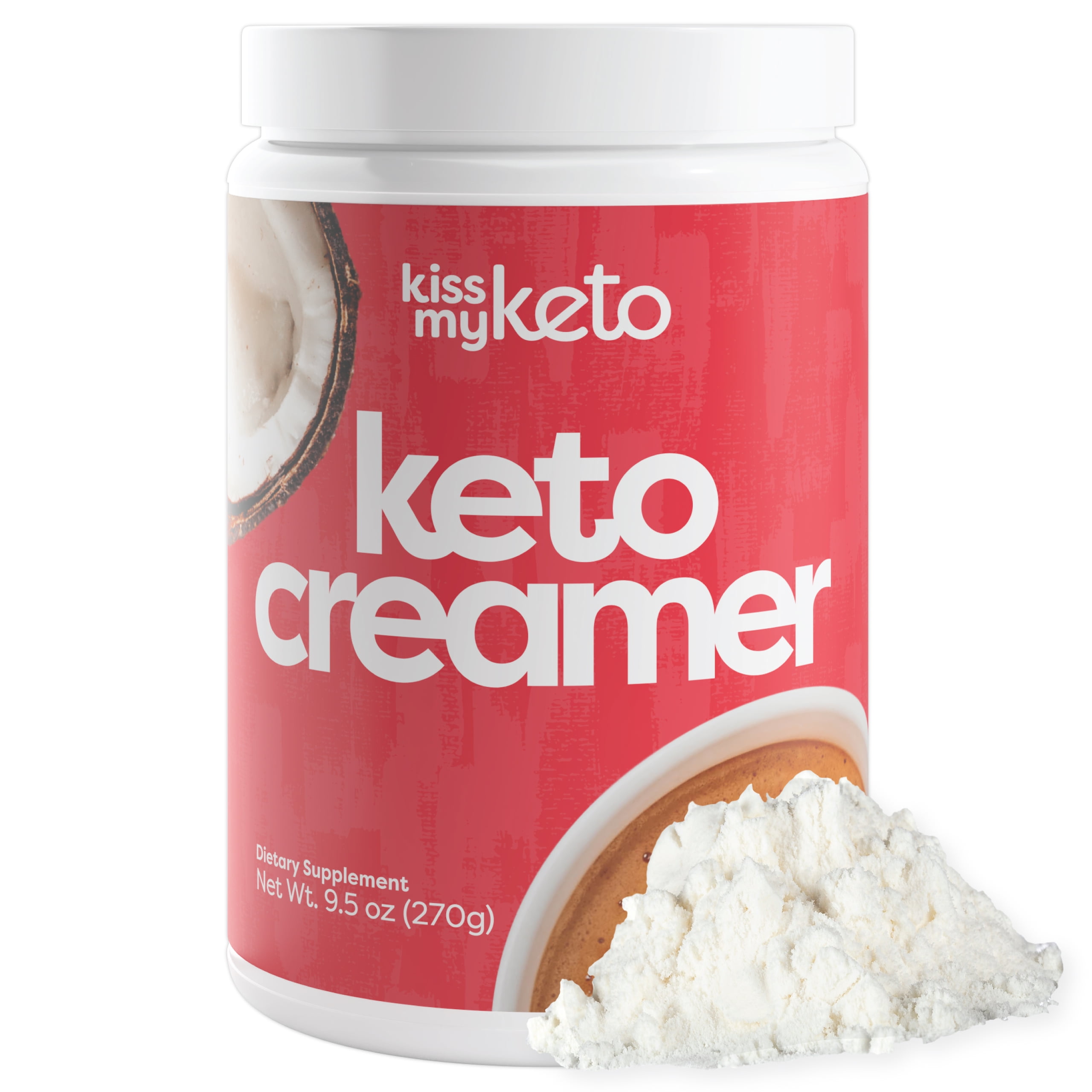 Kiss My Keto Creamer — Original Unflavored ZeroCarb Coffee Creamer