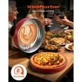 thumbnail image 2 of VEVOR Pizza Oven, 14 in Electric Pizza Maker, 1600W Electric Pizzas Cooker with Cordierite Stone, 5-Mode Temperature Control, Viewing Window for Precise Cooking, Heats up to 698 ˚F, 2 of 9