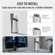 thumbnail image 4 of Soporte metálico vertical con base antideslizante compatible con la consola PlayStation 5 Slim/Pro - Soporte portátil para consola PS5, 4 of 9
