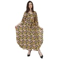 thumbnail image 5 of Moomaya Printed MaxiDress KaftanFor Women Nightgown Bikini Cover Up Plus Size Caftan, 5 of 6