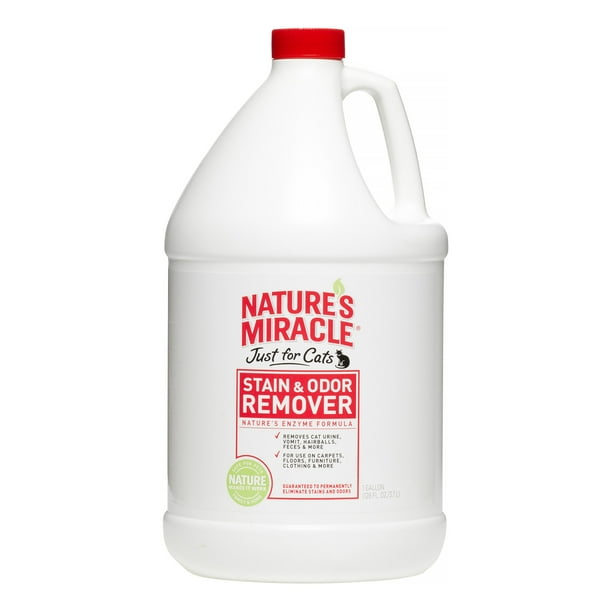 Natures Miracle Just For Cats Stain & Odor Remover, 1 gal