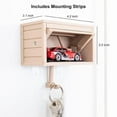 thumbnail image 5 of Garaje Autos Key Hook Con Puerta Apertura para La Entrada (beige), 5 of 5