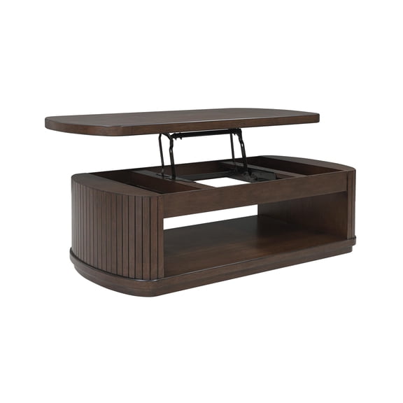 Signature Design by Ashley Furniture Korestone Dark Brown Lift-Top Coffee Table
