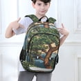 thumbnail image 6 of FORMRS School Backpack 17" Student Travel Bag with Laptop Compartment, Retro Pine Tree, 6 of 7
