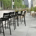 thumbnail image 3 of BizChair Bar Height Commercial Grade Bar Stool, Black, 3 of 12