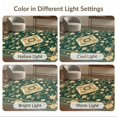 thumbnail image 7 of ODIKA 8'x10' Washable Area Rug Non-Shedding, Easy Care, Deep Green Vintage Floral Medallion Ornate with Distressed Vine Motifs for King Size Bedroom Under Bed, Master Suite, 7 of 7