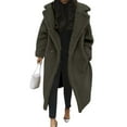 thumbnail image 2 of Uinagy Women's Sherpa Long Coat Jacket, 2 of 4