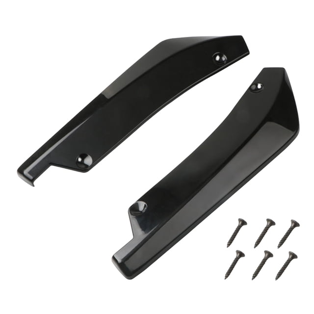 Placa Protección Esquina Trasera Modificada para Coche 2 Uds. Pala Trasera Modificada para Coche (6060 # Negro)