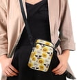 thumbnail image 4 of HELLHERO Cow Sunflower Daisy Present Adjustable Strap Crossbody Bags Vintage for Outdoor Daily Use, 4 of 7