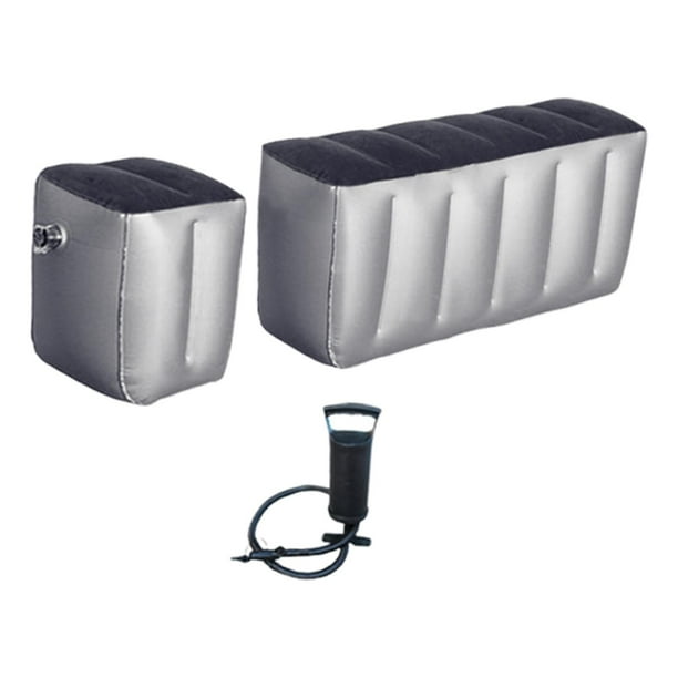 2 colchones inflables para coche, para viajes, para el asiento trasero, con almohadillas para colchón de aire Derecho