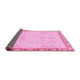 thumbnail image 2 of Ahgly Company Indoor Rectangle Abstract Pink Modern Area Rugs, 4' x 6', 2 of 4