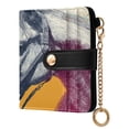 thumbnail image 2 of Small Wallet For Women Bifold Leather Pocket Coin Credit Card Holder With RFID Blocking Horse Hand-drawn Illustration Style, 2 of 6