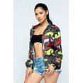 thumbnail image 4 of 2Chique Boutique Women's Camouflage Hoodie Windbreaker Jacket, 4 of 7
