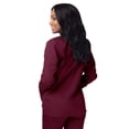 thumbnail image 2 of Sivvan Women's Scrubs Warm-Up Jacket / Front Snaps - Round Neck, 2 of 7