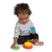 Baby Einstein Stack & Teethe Multi-Textured Easy-to-Grasp 5 -Piece Teether Toy Set، Ages 3 Months +