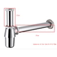 thumbnail image 2 of Sifón de fregadero de acero inoxidable, tubo de sifón a prueba de olores para lavabo, Metal Universal JAMW Sencillez, 2 of 5