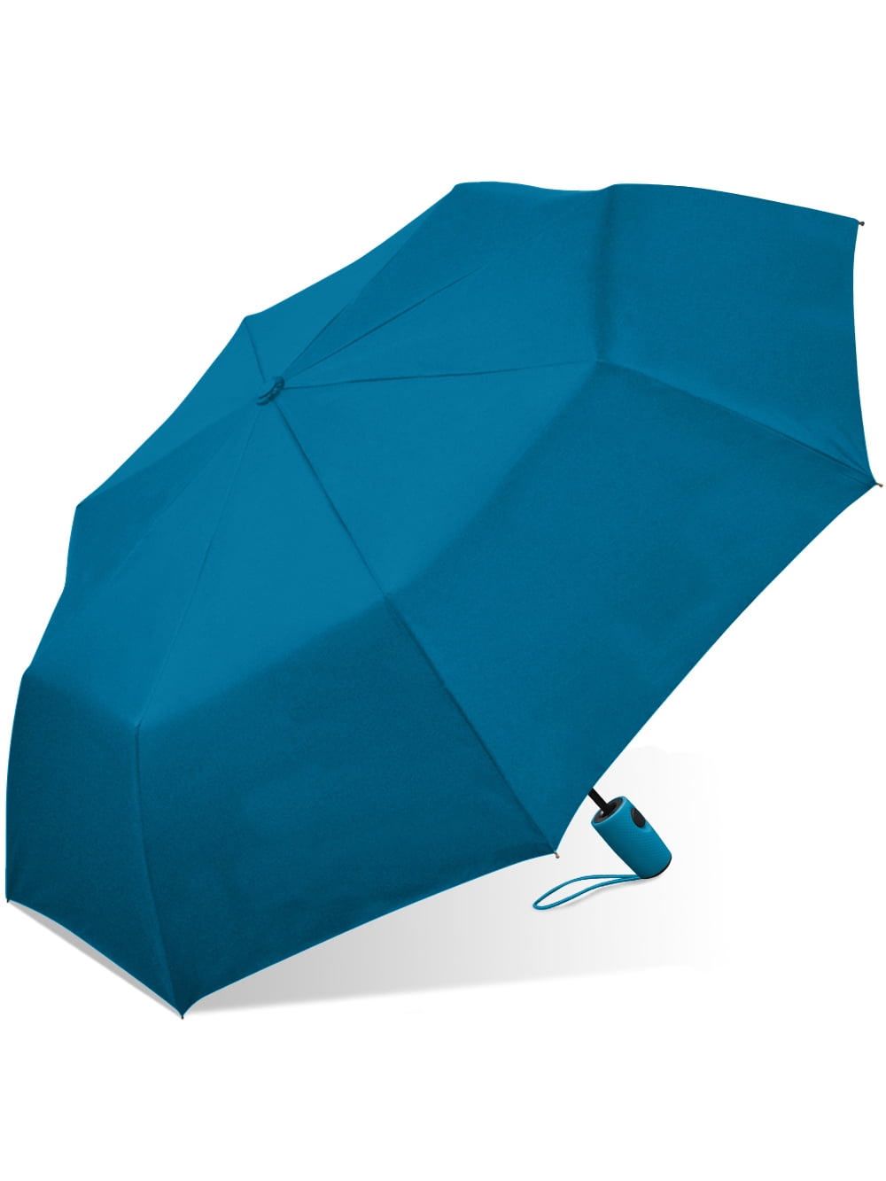 Hand Drawn Windproof Travel Umbrella Manual Tri-fold Umbrella