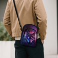 thumbnail image 3 of TSOVTHRID Wolf Butterfly Galaxy Print Crossbody Bags for Women Trendy Small Crossbody Wallet Cell Phone Shoulder Bag Purses for Women Travel Shopping, 3 of 7