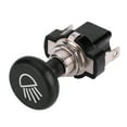 thumbnail image 1 of Interruptor de luz, faro de coche de 12 V, interruptor de empuje para faros delanteros, interruptor de luz de tracción, rendimiento finamente sintonizado, 1 of 8