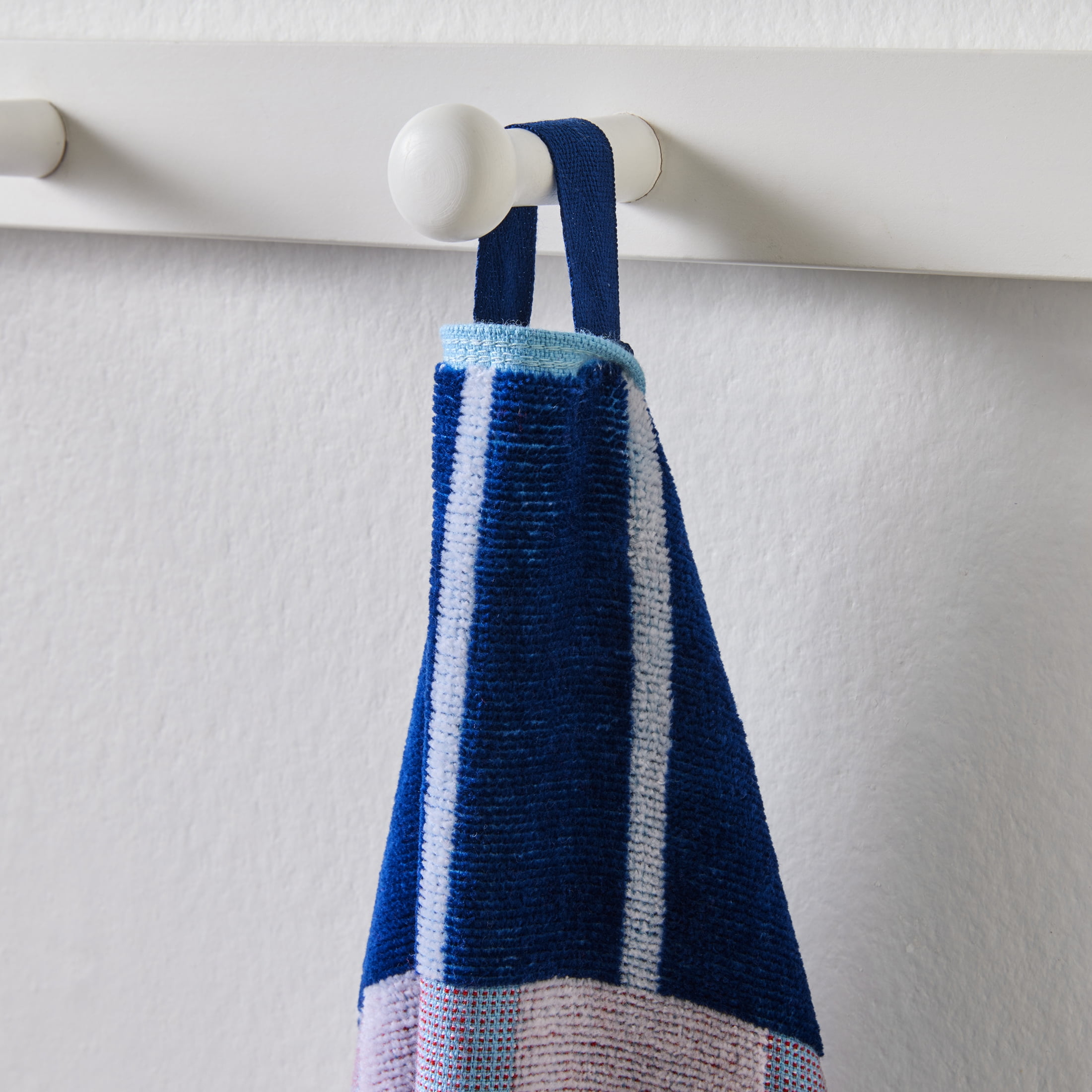 Better Homes & Gardens Coastal Lobster Striped Cotton-Blend Beach Towel