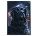 thumbnail image 2 of Flat Coated Retriever Space Poster Wall Art Funny Dog - Flat Coated Retriever Dog Canvas Wall Art For Bedroom Decor - Modern Bathroom Decor - Gifts For Women, 2 of 6