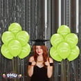 thumbnail image 7 of PMU Graduation Script Balloons 11 Inch Premium PartyTex Lime Green Latex (100/Pkg) Pkg/1, 7 of 7
