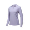 thumbnail image 2 of WBQ Hooded UPF 50+ Sun Protection T Shirts Long Sleeve Athletic Shirts, 2 of 9
