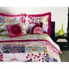 Twin Sheet Set-green Trop Blossom Print