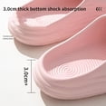 thumbnail image 4 of Women's Super Soft Eva Thick Platform Slides, Minimalist And Comfortable Indoor Bathroom Non-Slip Slippers, Women's Slippers, 4 of 4